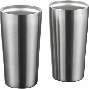 粋 真空2重ステンタンブラー450ml　ペアセット SU-107