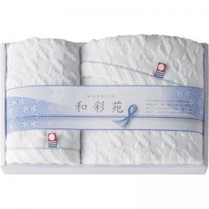 今治製タオル 和彩苑 フェイスタオル&ウォッシュタオル WSN-1571