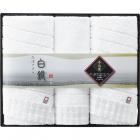 今治 白銀 フェイスタオル2P&ウォッシュタオル H-89250