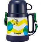ピーコック ステップアップボトル400ml ネイビードット ASK-W40AKD