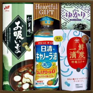 日清キャノーラ油&鮮度の一滴しょうゆ詰合せ IS-20