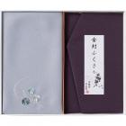 洛北 刺繍入り金封包み&金封ふくさ 紫 H036b